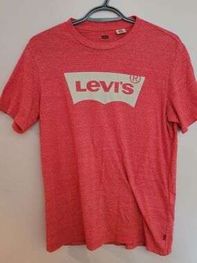 Levi's Heather Red Short-Sleeve Logo Tee